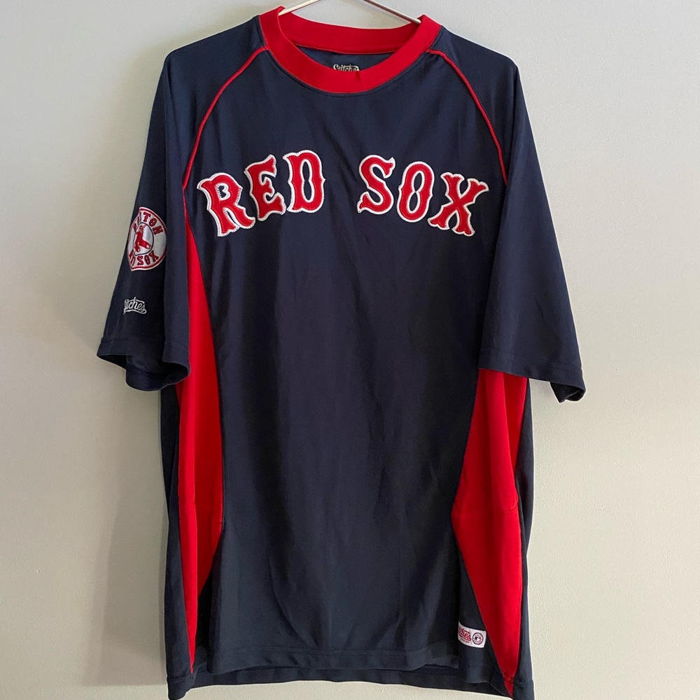 Stitches Red Sox Embroidered Athletic tee shirt